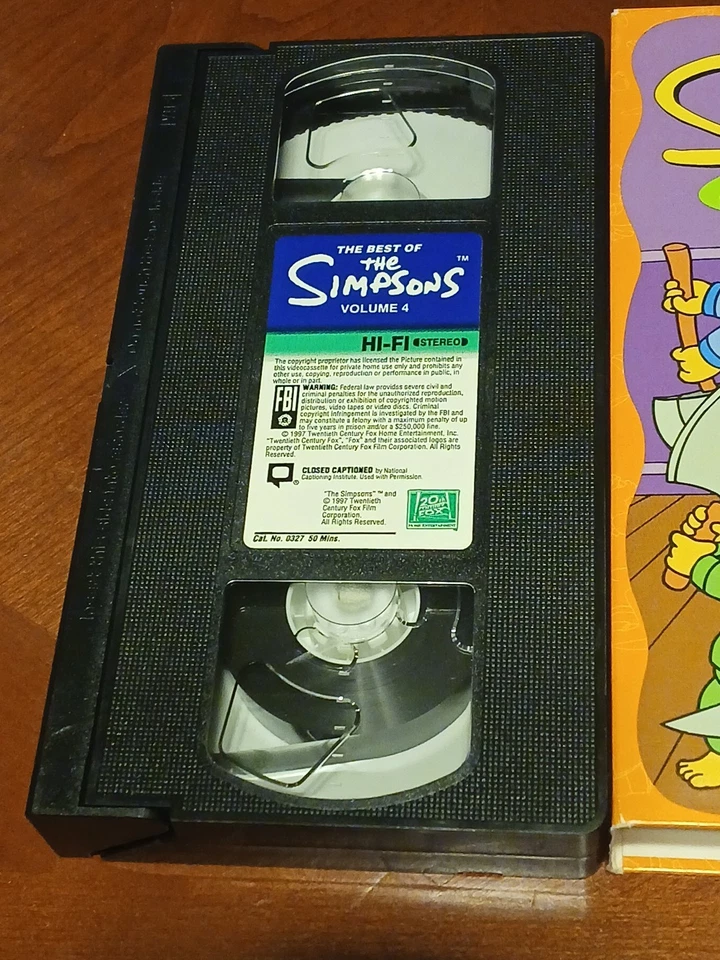 The Best Of The Simpsons VHS Set Includes Tapes Vol. 4 5 & 6 - Image 3 of 4