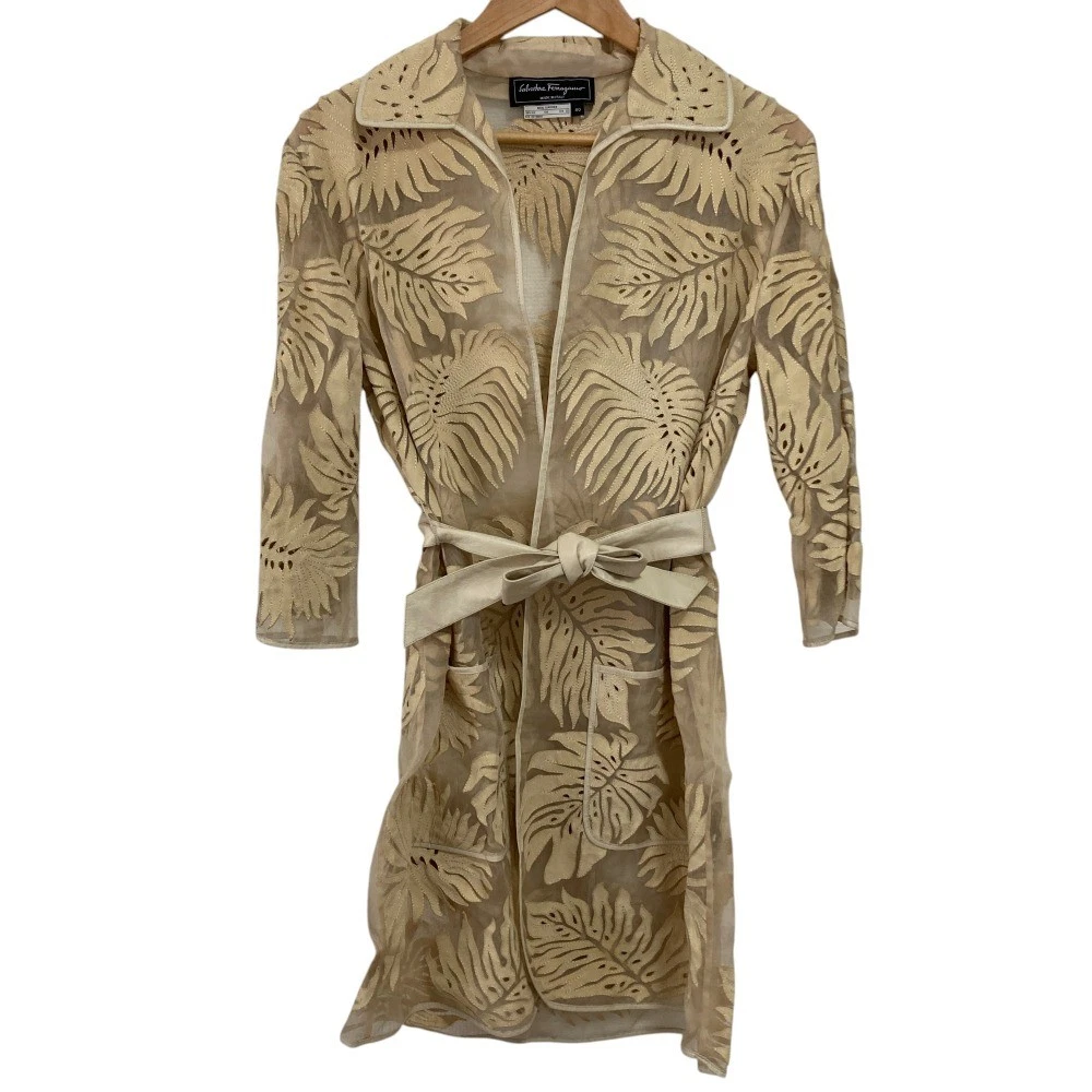 Salvatore Ferragamo Coats, Jackets & Vests for Silk Outer Shell