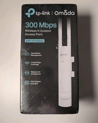 TP-Link EAP110-Outdoor V3 | Omada N300 Wireless Outdoor Access Point | WiFi