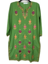 House Of Chikankari Tunic Kurta Handmade Embroidered Modal Lightweight XL