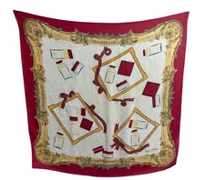 Vintage Dolce & Gabbana Silk Scarf Approximately 30" x 30" Made in Italy