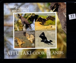 // AITUTAKI 2019 MNH IMPERF BIRDS