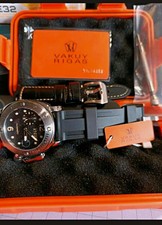 Vakuy Rigas Herren Automatik Armbanduhr Edelstahl schwarz Gummi Box NO.02551