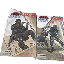TWO America’s Finest S.W.A.T. Figures | Subdued Urban Camo & Commander Army Rare