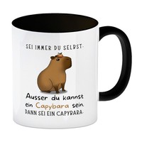 Sei Immer Du Selbst - Ausser Du Kannst Ein Capybara Sein Kaffeebecher In