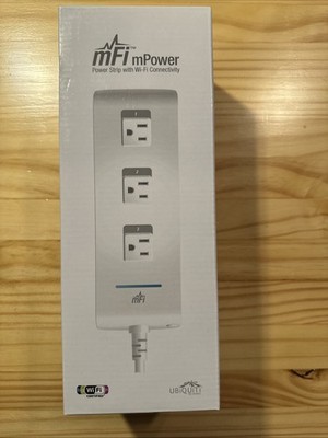 NEW - Ubiquiti Networks MPOWER mFI 3-Port Power Wi-Fi Smart Power Strip