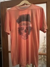 Rare Nike John McEnroe Legends Never Die T-shirt Men's Medium Orange Peach