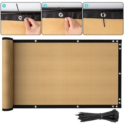 6'x50' Privacy Fence Screen Windscreen Garden Yard Mesh Shade Cover Multi-color