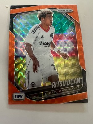 Ritsu Doan Panini Prism Orange FIFA Card No.297  /299
