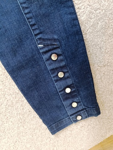 Karen Millen Blue Denim Jeans, Straight Leg, Elastane, Size 10 Pre-owned - Picture 8 of 8