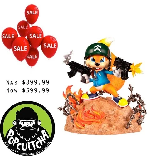 Conker’s Bad Fur Day - Soldier Conker 12” Statue "New"