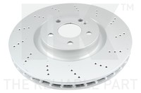 2X Bremsscheibe NK 3433177 FüR Mercedes Klasse W177 V177 Sports Tourer W247 CLA