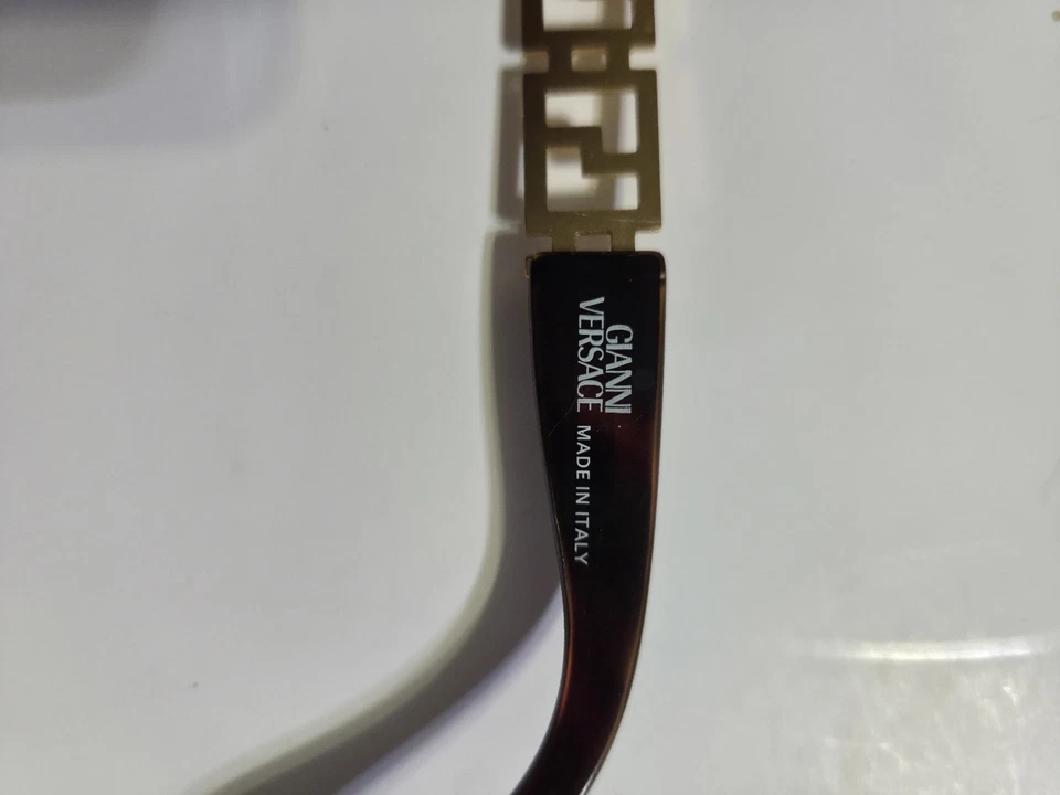 Rare Vintage Gianni Versace S43 Sunglasses M. S43 Col. 030 Gold Italy - Image 2 of 4