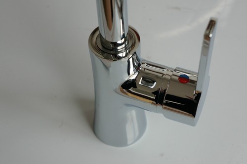 Modern Swivel Spout Kitchen Sink Mono Bloc Mixer Polished Chrome Tap No 33 - Picture 7 of 10