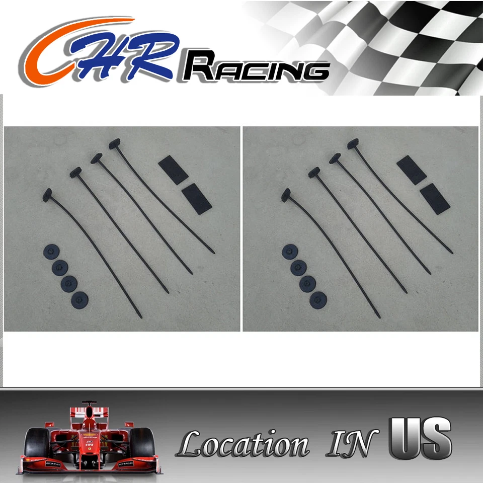 Kit de montaje de ventilador delgado de refrigeración de radiador eléctrico universal de 14 pulgadas 2X Foto 3 de 4