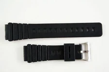 20mm Rubber RESIN watch band STRAP black fits Casio AQ-100 AQ-100WG MRD-201