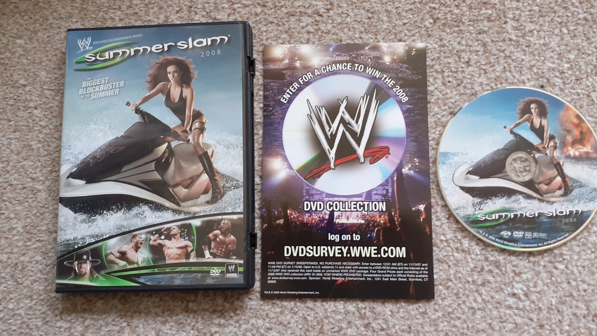 dvd wwe wwf wrestling summerslam 2008 | eBay