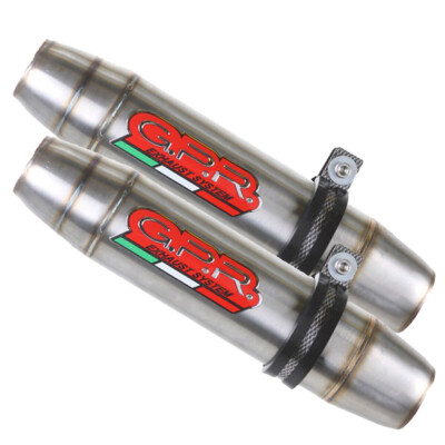 Suzuki Gsr 600 2006 - 11  GPR Deeptone Inox Pair Homologated slip-on exhaust