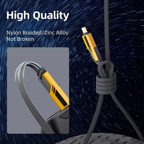 VEN-DENS 4 in 1 Multi Charger Cable 65W Fast Charging Nylon Braided Cable - 第 8/24 張圖片