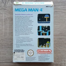 NES Mega Man 4 in OVP mit Anleitung Nintendo PAL B Spiel Boxed Game NOE