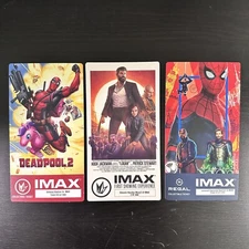 Marvel’s LOGAN & DEADPOOL 2 SPIDERMAN IMAX Movie Theater Ticket Poster Wolverine