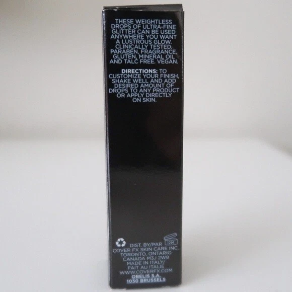 Cover Fx Glitter Drops *Aurora* Pink Shimmer Full Size (0.5 OZ) New In Box - Image 4 of 4