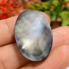 Authentic Mother Of Pearl Oval Shape Cabochon Loose Gemstone 34.5 Ct. 30X20X6 mm