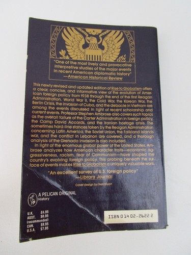 History United States of America, Rise to Globalism, Stephen Ambrose, PB Book - Picture 2 of 9