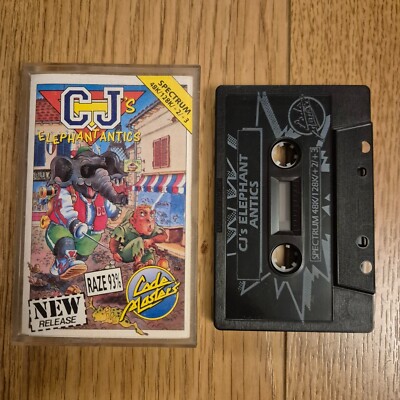 Sinclair ZX Spectrum CJ Elephant Possen Computerspiel getestet funktioniert