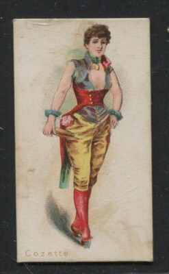 1889 Vintage WM. S. Kimball Cigarette Card N182 Ballet Queens Cozette