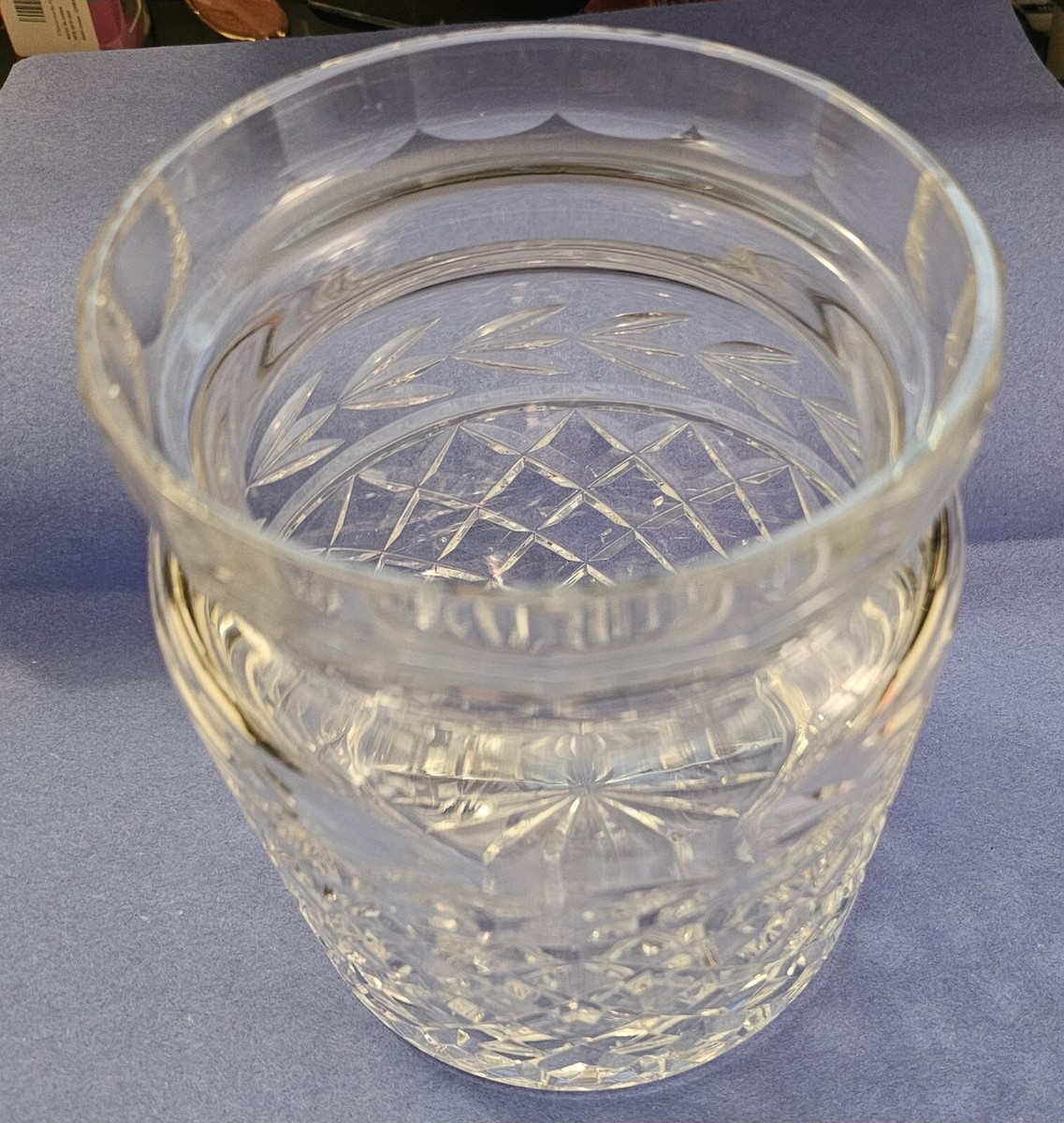 Waterford Crystal Vintage Glandore Biscuit Barrel w/Lid