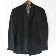 Michael Kors 38R Black Corduroy 2 Btn Blazer Suit Jacket Sport Coat