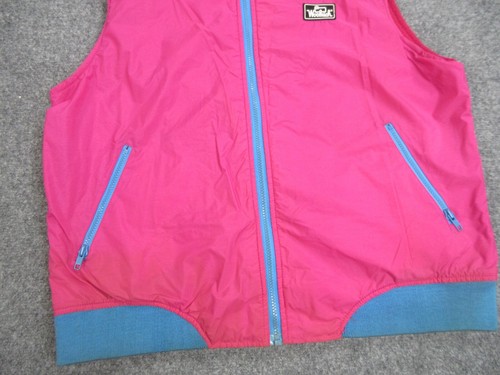 VINTAGE Woolrich Vest Womens Large Pink Full Zip Outdoors 90s Ladies Coat - Picture 2 of 13