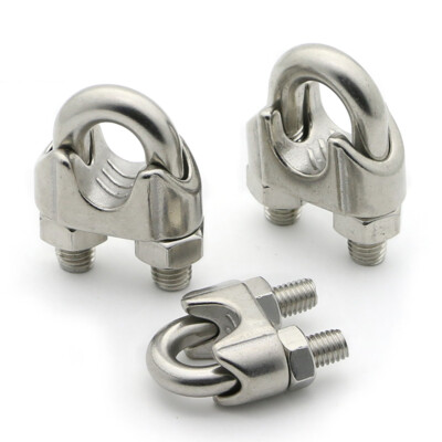 Wire Rope Clamp Thimble Simplex Duplex 2mm 3mm 4mm 5mm 304 Stainless Steel