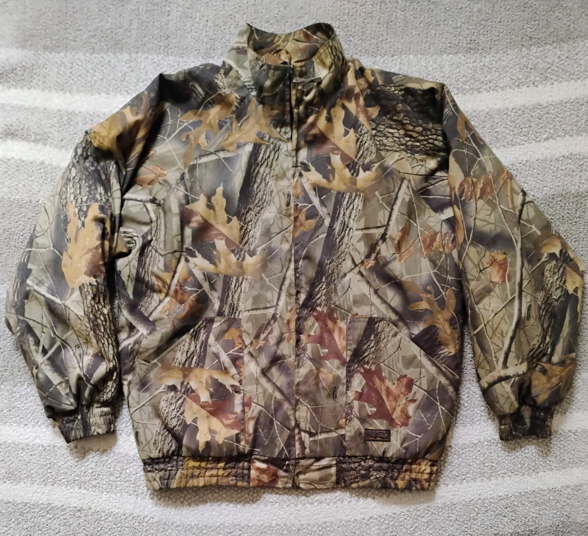 Vintage Liberty Realtree Jacket Mens Large Camo Hunting Bomber - Main Image