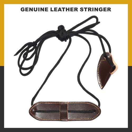 Stringer Leather Bow | Archery Bowstring Tool Rope Traditional Long Bow Stringer - Picture 2 of 8