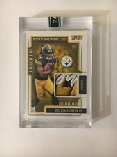 2022 PANINI NFL INSTANT ROOKIE PREMIERE LIDS #RPL35 RC CALVIN AUSTIN III #3/10