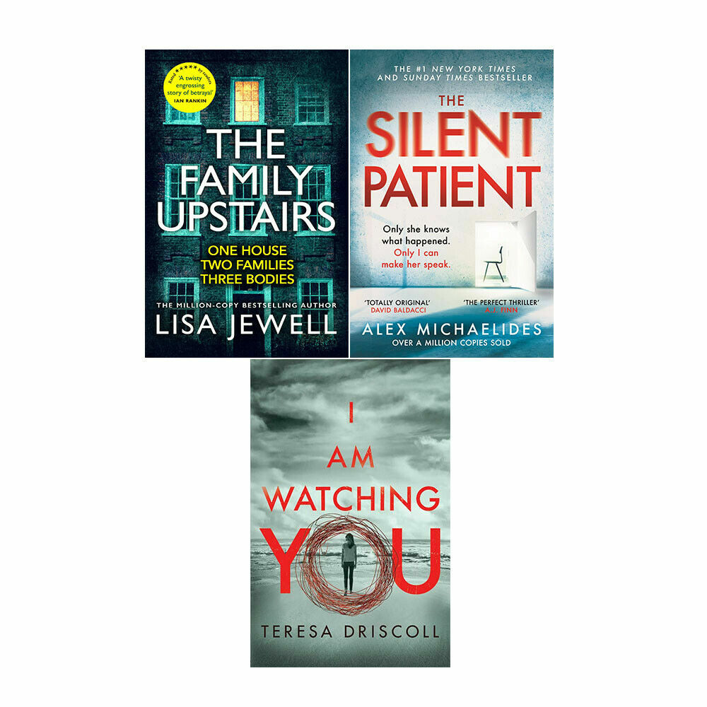 I Am Watching You, The Silent Patient,I Am Watching You 3 Books Collection Set