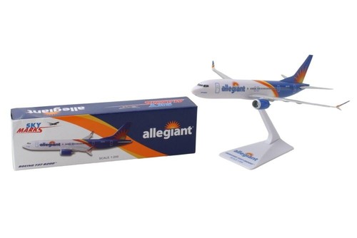 SKYMARKS (SKR4010) ALLEGIANT 737-8200 (REG# N811NV) 1:200 SCALE MODEL W/STAND - Picture 5 of 9