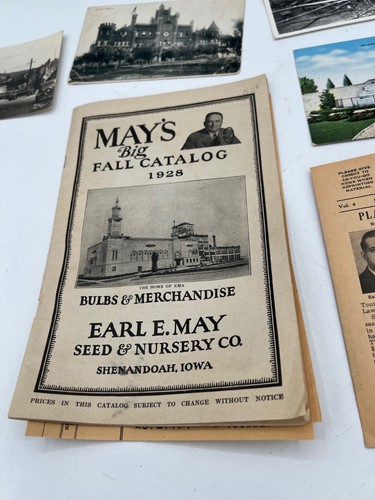 Vintage 1928 MAY's Big Fall Catalog Seed & Nursery + Extras - Picture 2 of 4