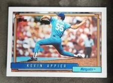 1992 Topps Baseball Card #281 Kevin Appier - Kansas City Royals 