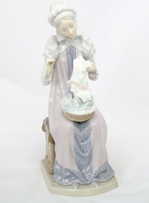 Lladro #5126 Sewing A Trousseau | eBay