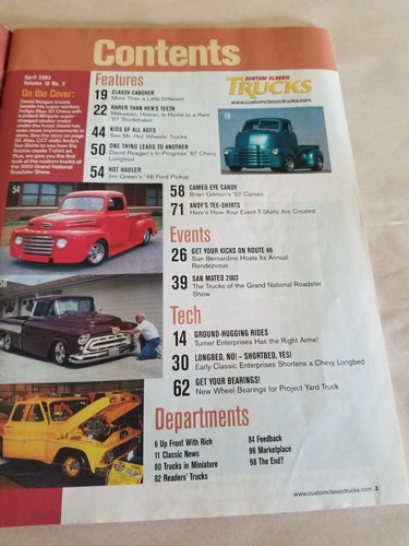 Custom Classic Trucks Magazine April 2003 Vol.10 No.3 - Picture 4 of 4