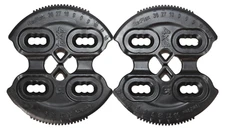 New Burton Snowboard Binding 4 Hole Re:Flex Disc's Black (Pair)