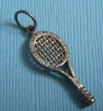 Vintage Ford Australian Open tennis racket sterling charm
