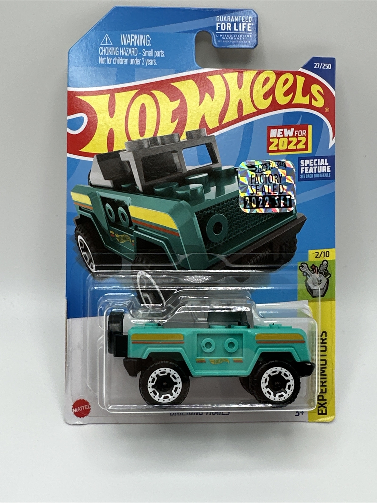 Hot Wheels Bricking Trails Green From 2022 Factory Set