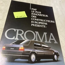 Fiat Croma 1987 Catalogue Collection Brochure Prospectus Automobile