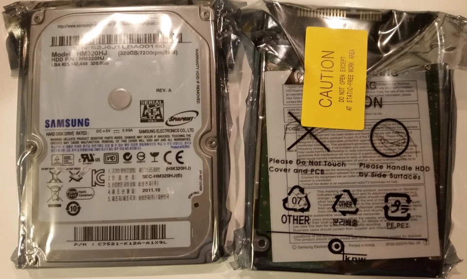 Samsung Spinpoint 320 GB,Internal,7200 RPM,2.5" Hard Drive - ****NEW UnUsed**** - Image 3 of 3