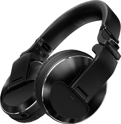 Pioneer HDJ-X10-K Flagship Professional Over-Ear DJ Headphones 5Hz-40Hz (Black).