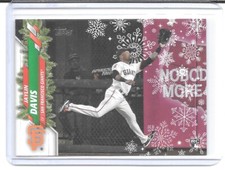 2020 Topps Holiday Baseball #HW20 Jaylin Davis RC (Giants)